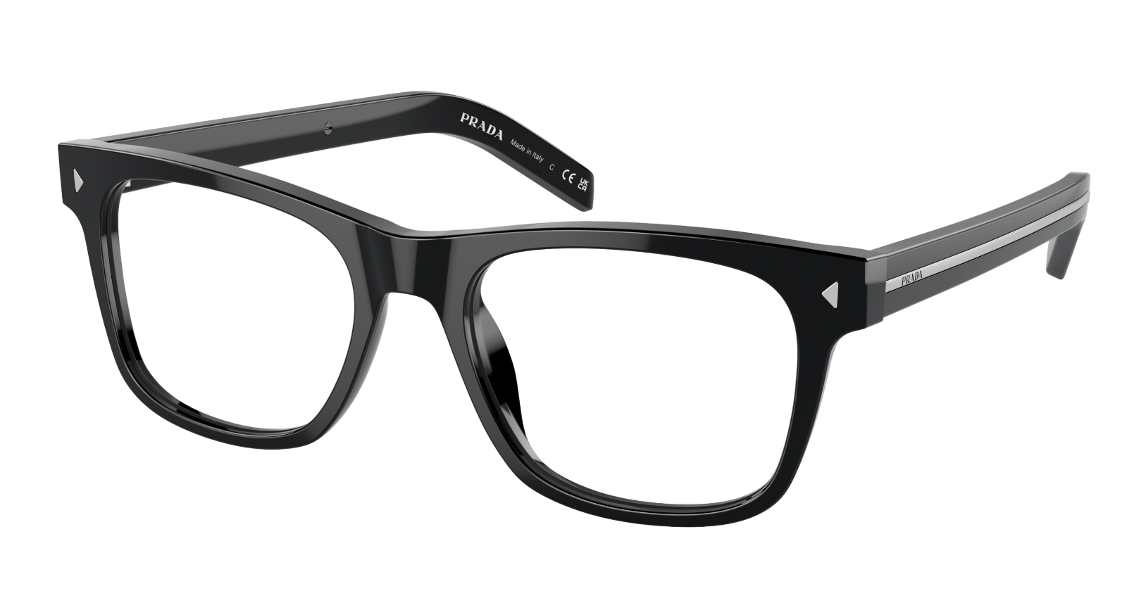 ◆PRADA◆ VPR A05F 16K101 54 827938542294 New PRADA Eyeglasses VPR A13 16K-1O1 54-19 150 Large Shiny