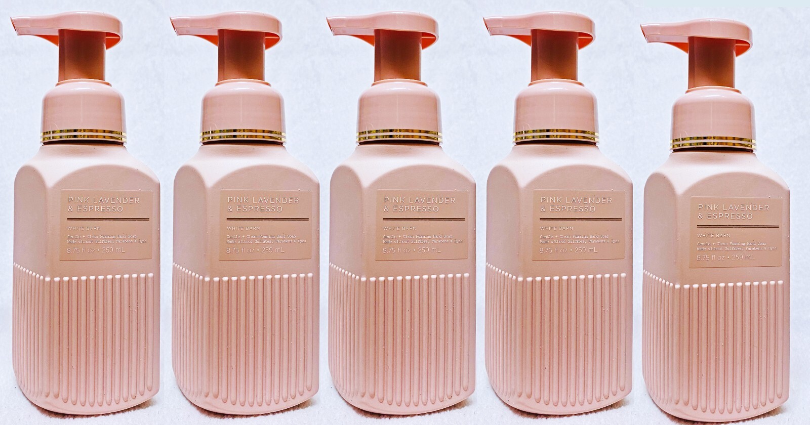 5 Bath & Body Works PINK LAVENDER ESPRESSO Gentle Foaming