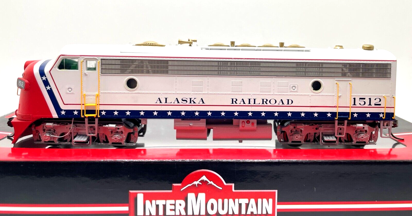 HO INTERMOUNTAIN 49965-02 FP7A LOCOMOTIVE ALASKA HO INTERMOUNTAIN 49965-02 FP7A LOCOMOTIVE ALASKA