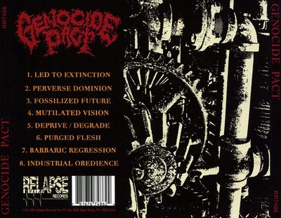 GENOCIDE PACT GENOCIDE PACT NEW CD