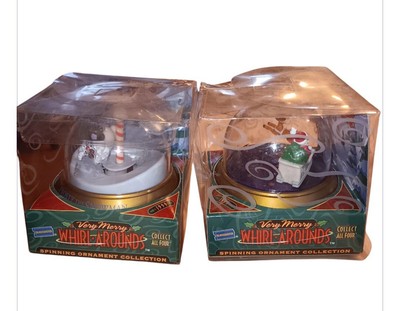 Blockbuster Spinning Rudolph Very Merry Whirl-Arounds Frosty The Snowman 1999