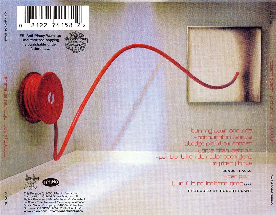 ROBERT PLANT - PICTURES AT ELEVEN [BONUS TRACKS] [REMASTER] NEW CD