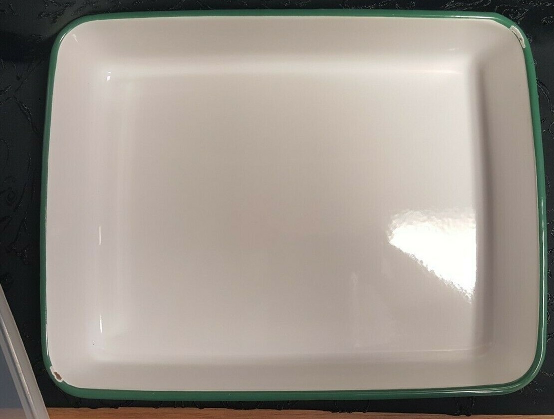 Lenox Bake ware metal baking dish with rose pattern set of 2