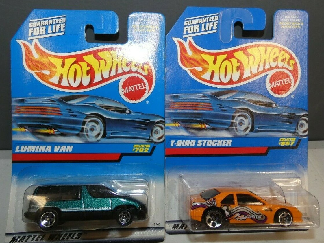 LOT OF (2) HOT WHEELS EDITIONS: #702 '97 LUMINA VAN #857 '97