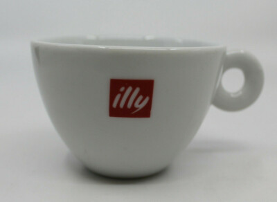 illy Caffe Ceramic Coffee Mug Cup Only 7 oz IPa White Red Logo Italy
