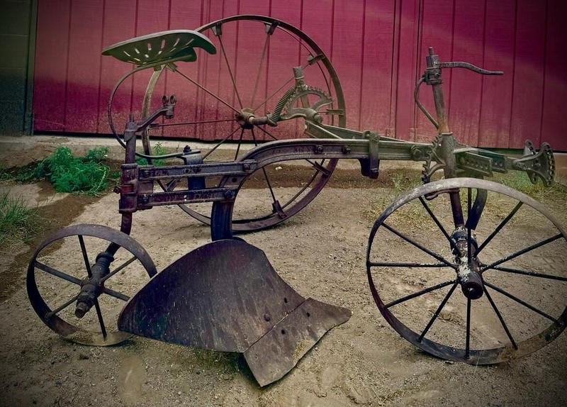 ANTIQUE VINTAGE 1800'S 1900s PLOW HORSE DRAWN Farm Equipment landscaping