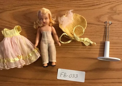 Nancy Ann Storybook Doll Plastic Frozen Legs Vintage No Box