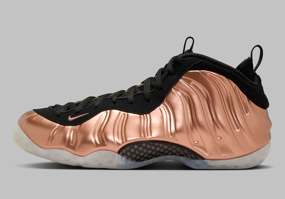 Nike Air Foamposite One Copper Metallic Black Off Noir FZ9902-001 sz 9 Mens