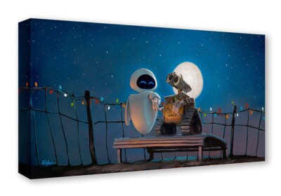 WALL-E Pixar Disney Fine Art Rob Kaz Lt Ed TOC Print It Only Takes a Moment