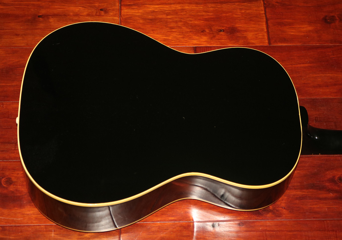 1968 Gibson B-25, Rare black finish  (GIA0769)