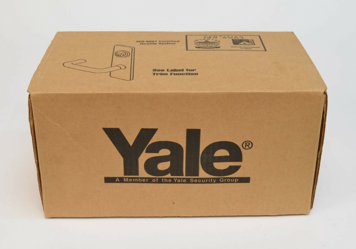 Yale AU 528F-612 Exit Device Trim w/ Augusta Lever Satin Bronze