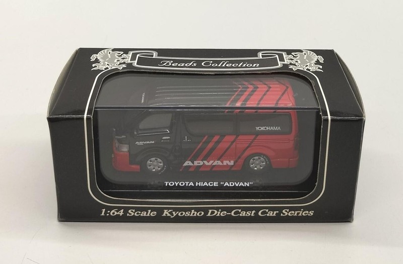 京商 1/64 TOYOTA HIACE ADVAN Direct from Japan 1/64 Advan Hiace (Black×Red) | eBay