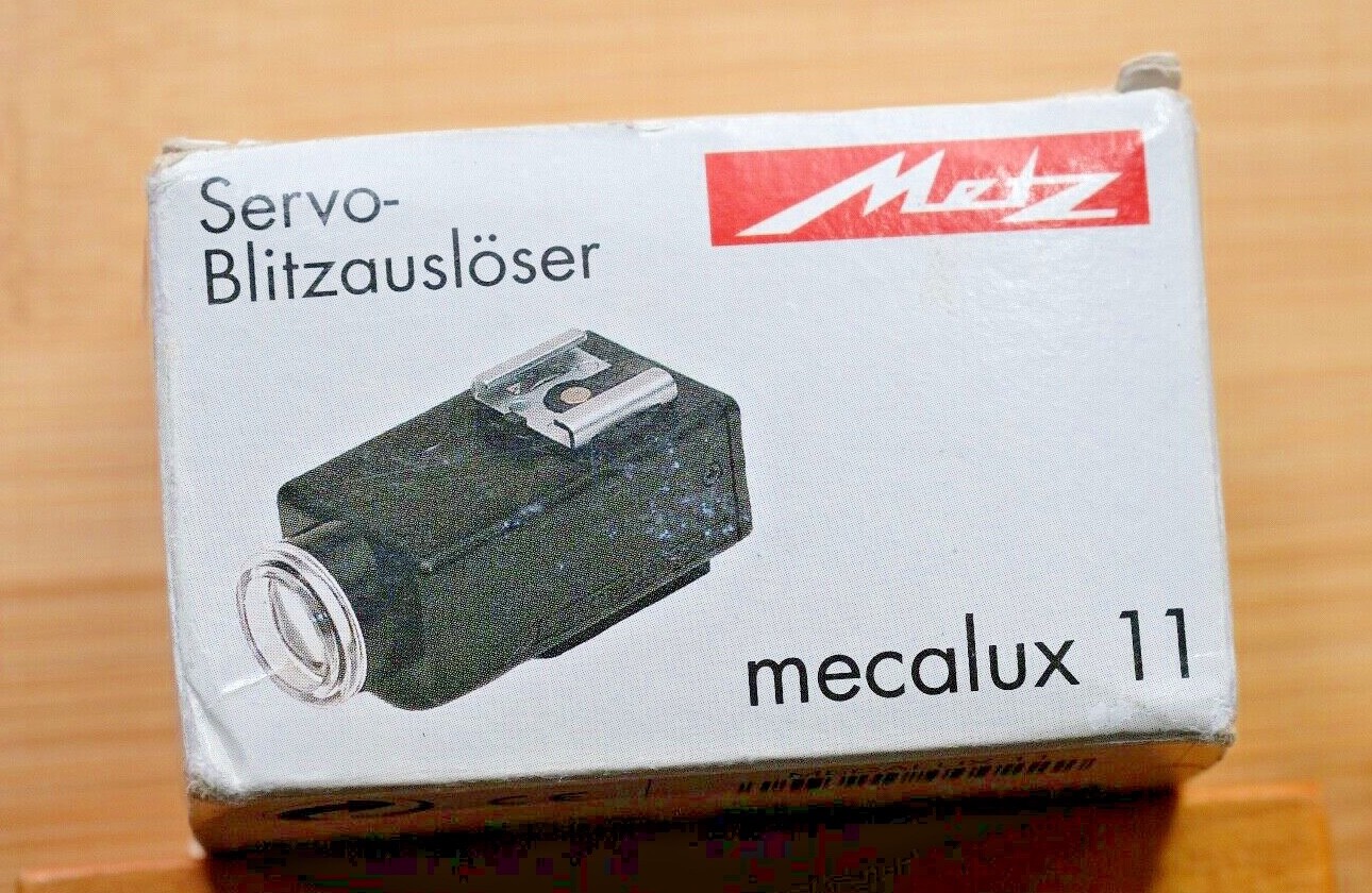 Metz Mecalux 11 Optical Slave Flash Trigger With Hot Shoe And PC Socket German