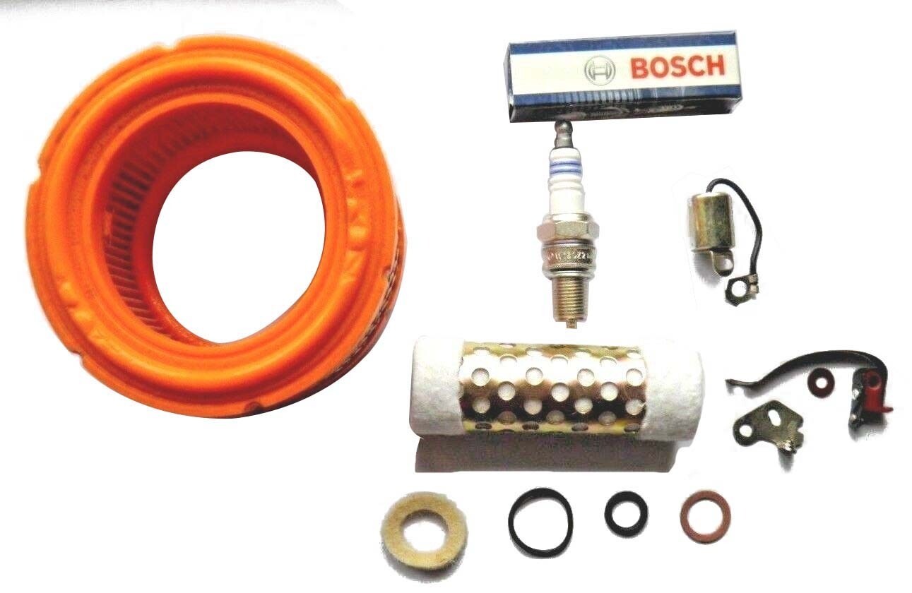 FITS ROYAL ENFIELD BULLET 500cc FILTER SERVICE KIT WITH POINT PLUG 