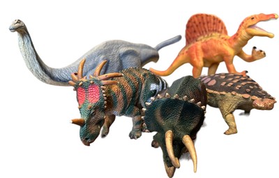 Carnegie Safari Dinosaur Figures Apatosaurus Triceratops