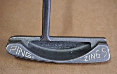 RH Ping Zing 5 Putter 35  Karsten Mfg. Corp, GREAT SHAPE, Original Ping Grip