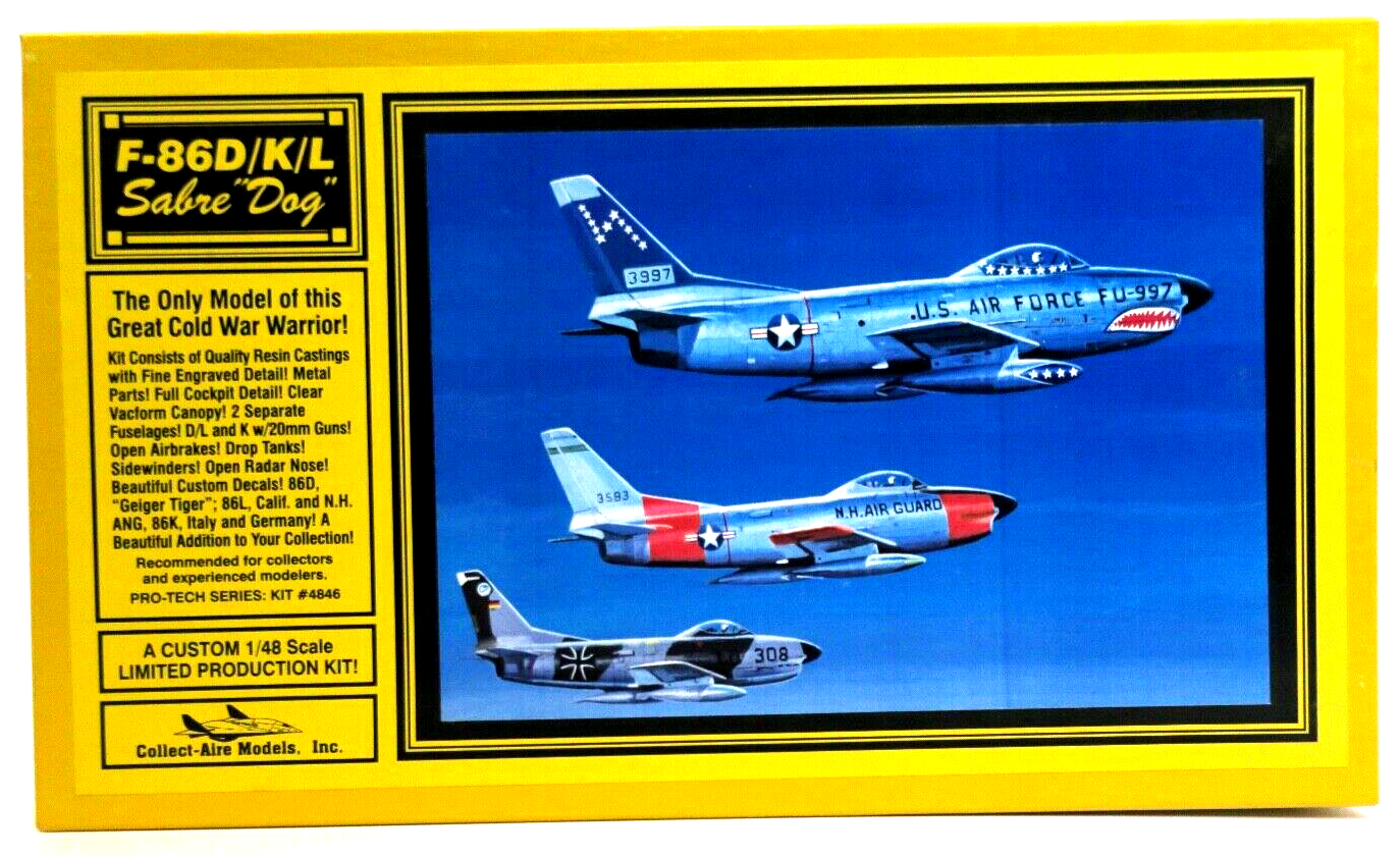 1⁄48 Sabre | eBay Collect-Aire Dog Model Kit RARE 0 No. F-86D⁄K⁄L