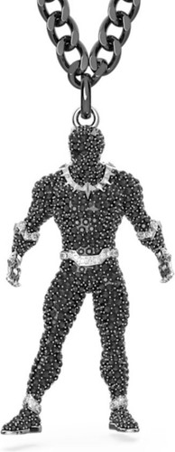 Ожерелье Унисекс Swarovski Marvel Black Panther с черным кристаллом Swarovski 5650573