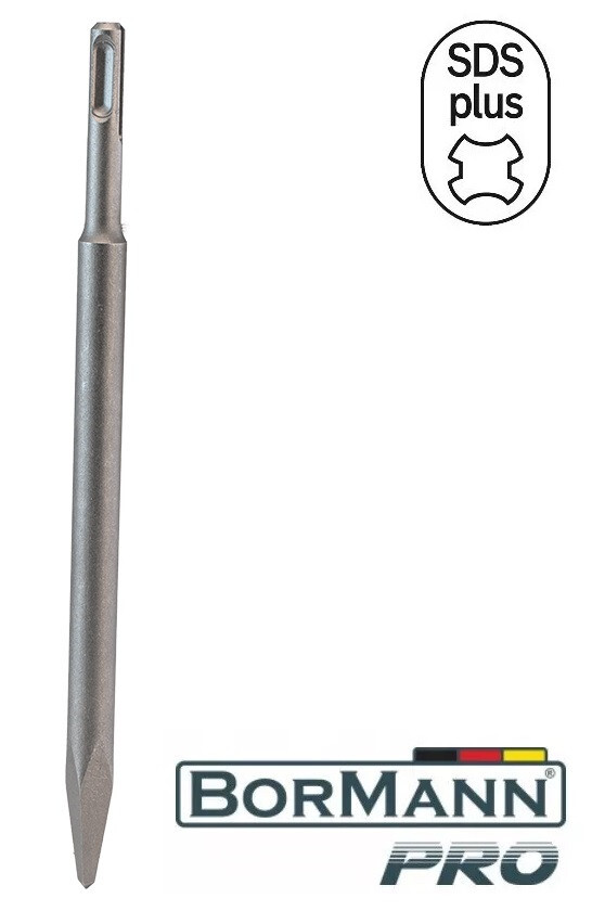 SCALPELLO PIATTO A PUNTA CON ATTACCO SDS PLUS SDS-PLUS 14x250 mm