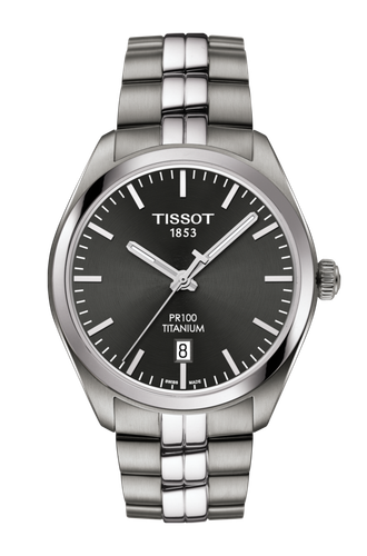 稼働】 TISSOT PR 100 T049410A Titanium 腕時計 Tissot PR 100