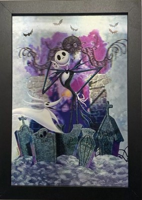 NNP Disney & Tim Burton s Nightmare Before Christmas  3D Lenticular Sign 8 x11''