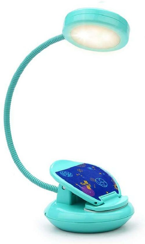 Vekkia Cute Rechargeable 4 LED 3000K Eye-Care Book Light, Cl