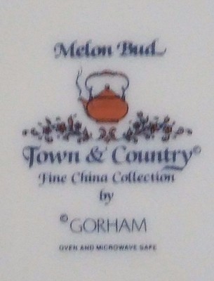 Gorham MELON BUD Cup & Saucer 2 1/4