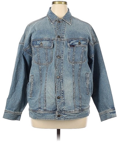 AMERI×Lee OVERSIZE DENIM JACKET AMERI × Lee OVERSIZE DENIM JACKET