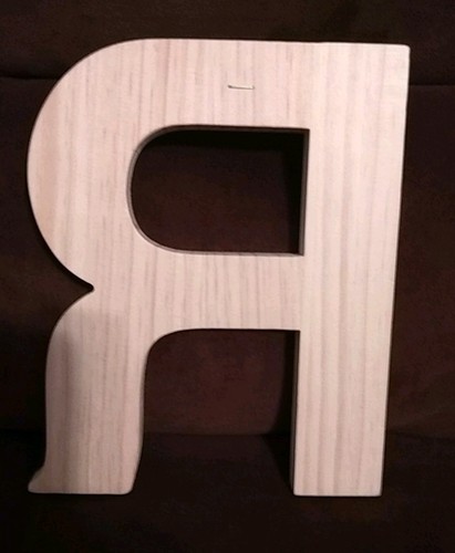 Wooden Letter 
