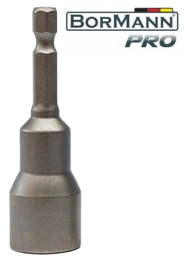 ADATTATORE ESAGONALE MAGNETICO PER CHIAVE A BOCCOLA BUSSOLA 10 mm BORMANN PRO