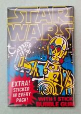 Star Wars 1977 trading cards C3PO 2 x 3 Inch Refrigerator Magnet wax wrapper | eBay