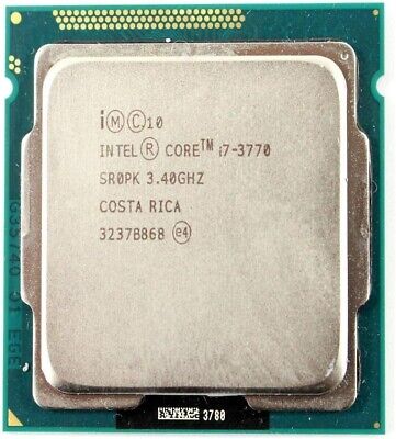 Intel i7 3770 Quad Core 3.40 Ghz Ivy Bridge Desktop Processor LGA ...