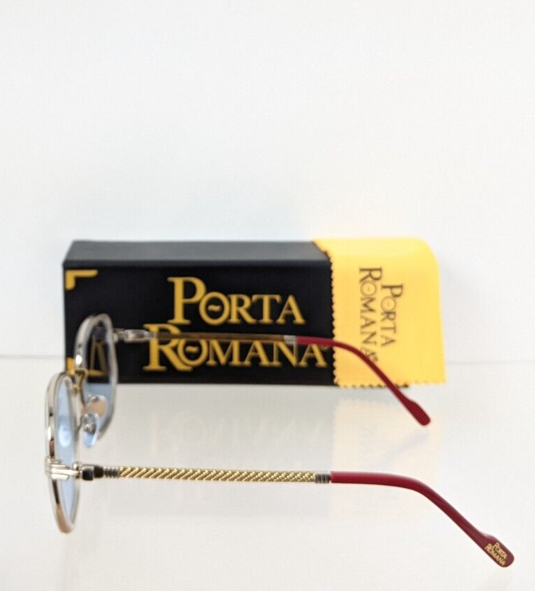 Pre-owned Porta Romana Authentic  Sunglasses Mod 1262 Col 600bp Gold Plated Vintage In Blue