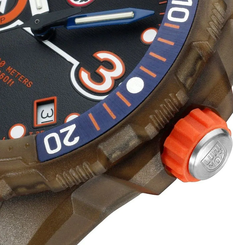 Pre-owned Luminox Xb.3729.eco Bear Grylls Survival Men's Watch 42mm 20atm