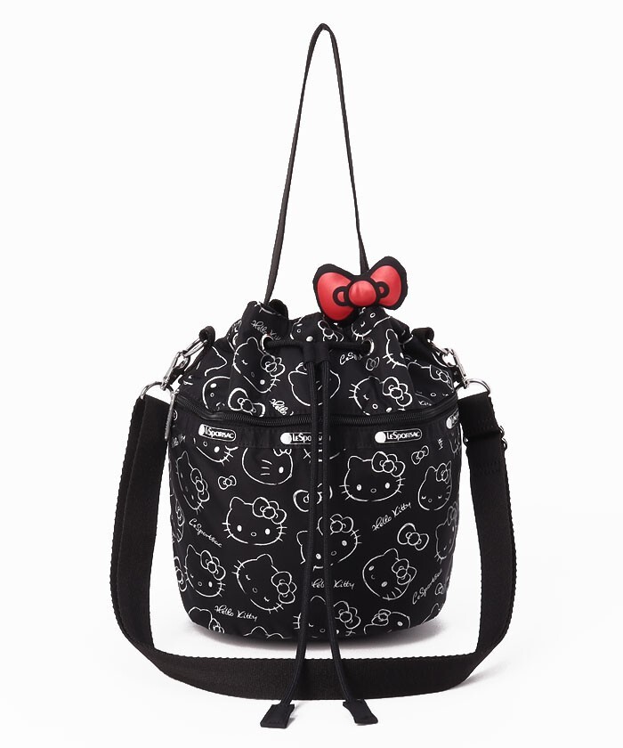 M✖️M✖️M LET&#39;S ENJOY” BAG LeSportsac Sling Bag in Pac-Man 1974 Warp Maze Travel Black