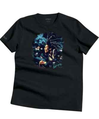 Crazy Shirts Bob Marley Bokeh Dreadlocks  Black Short Sleeve Pima T-Shirt L NWT