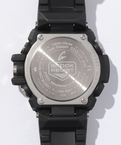 Pre-owned G-shock Casio  G-steel Gst-b100-1ajf Smartphone Link Men's Watch In Box