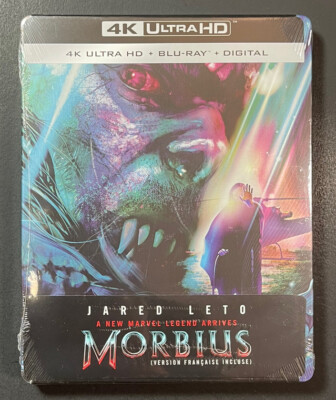 Morbius [ Limited Edition STEELBOOK ] (4K Ultra HD + Blu-ray) NEW