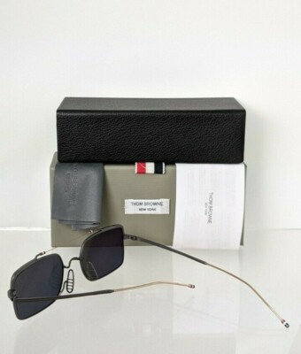 Pre-owned Dita Brand Authentic Thom Browne Sunglasses Tbs 909-49-04 Black Gold Tb909 Frame In Blue