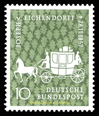 EBS Germany 1957 - Joseph Freiherr von Eichendorff - Michel 280 MNH**