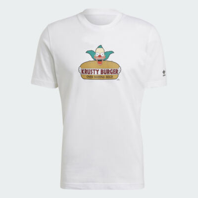 Adidas Originals The Simpson s Krusty Burger T-Shirt Men's Medium Large XL 2XL