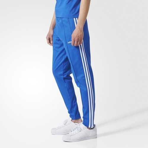 

[BR2205] Мужские спортивные штаны Adidas Beckenbauer с открытым краем, Синий