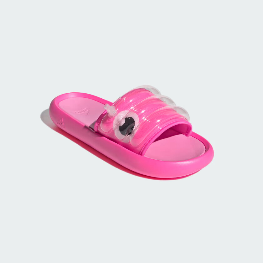 Мужские сандалии adidas ZPLAASH SLIDES IE5766 Прозрачно-розовые / Bliss Pink / Прозрачно-розовые