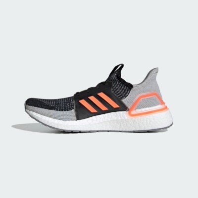 Adidas Ultra Boost 19 Black Solar Orange Mens Shoes G27516 Size 10