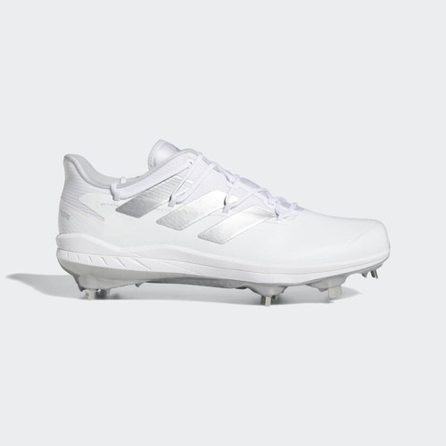 Adélie White Adidas Adizero Afterburner 8 Metal Baseball Cleats White