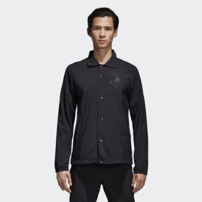 

adidas ID Coach Jacket Men New Mens Black CG2113, Черный, adidas ID Coach Jacket