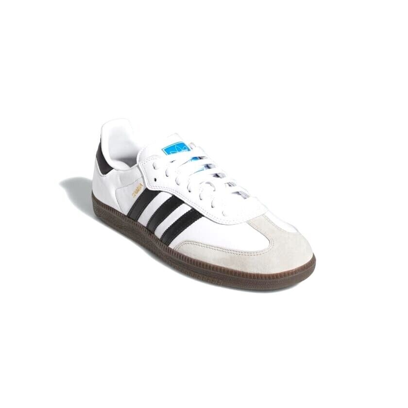 adidas Samba ADV - Men's Skate Shoes - White / Black / Gum