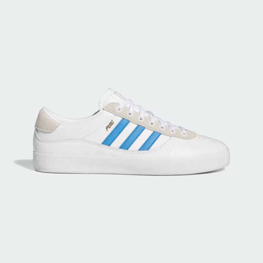Мужские кроссовки adidas Puig IH4815 Облако Белое / Синяя птица / Золотой металлик