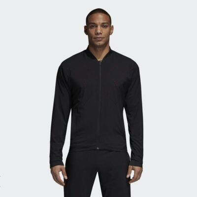 

adidas Barricade Jacket Men New Mens Black Red CG2514, Черный, adidas Barricade Jacket
