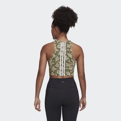

Adidas Grow Positivity Cropped Flowers Тренировочная майка женская